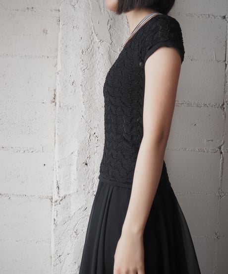 Crochet Short Sleeve Knit