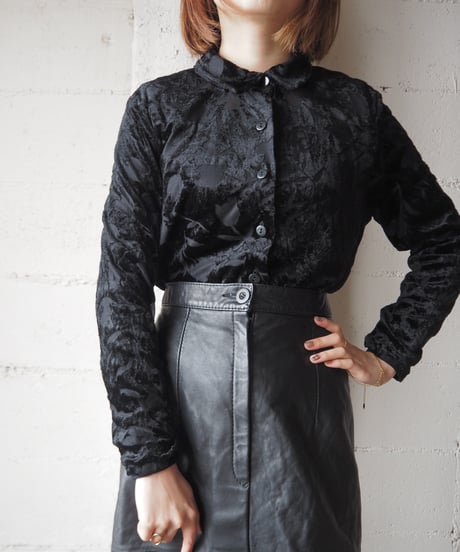 Opal Finishing Velour Shirt BK