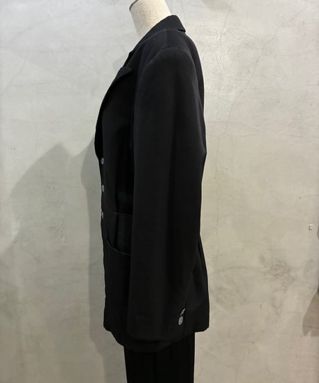 MICHIKO KOSHINO Wool Tuck Jacket BK