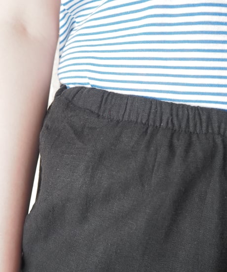 a new day Linen Easy Wide Pants BK