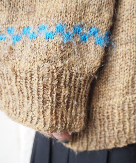 Checker Design Knit BRBL