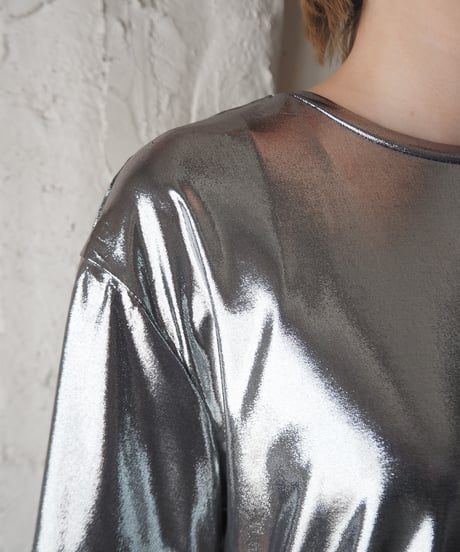 Metalic Silver Tee SV