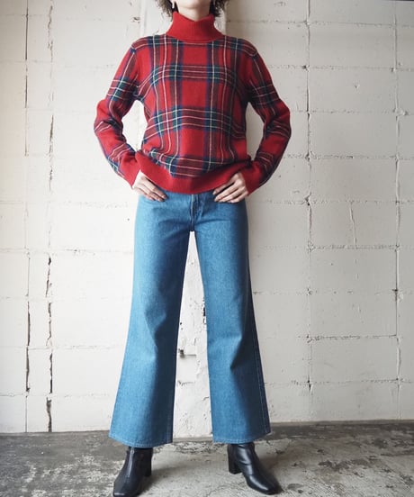 Ralph Lauren Turtle Check Knit REGN