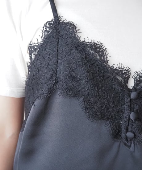 Abercrombie&Fitch Lace Satin Camisole BK