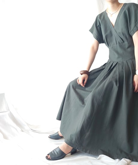 Linen Cashcouer Dress DGR