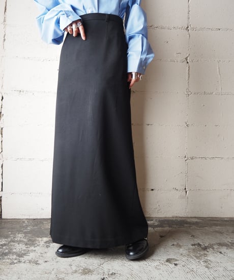 Back Slit Tight Skirt BK