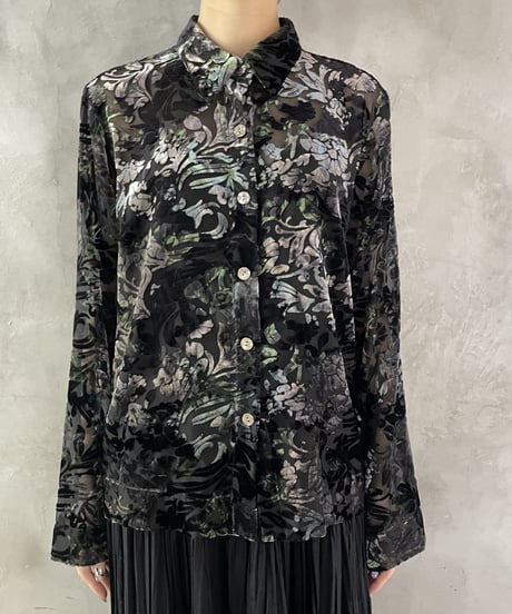 Opal Pattern Sheer Shirt BKDGN