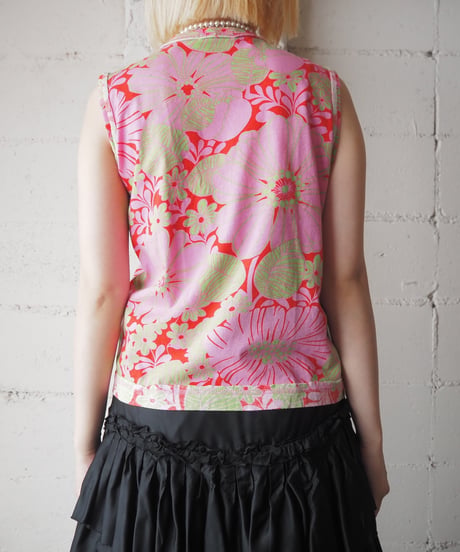 tricot COMME des GARCONS N/S Flower Print Tee PIYGN