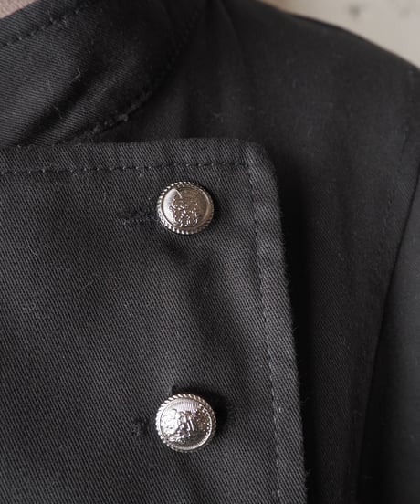Double Breasted Many Button Jacket BK