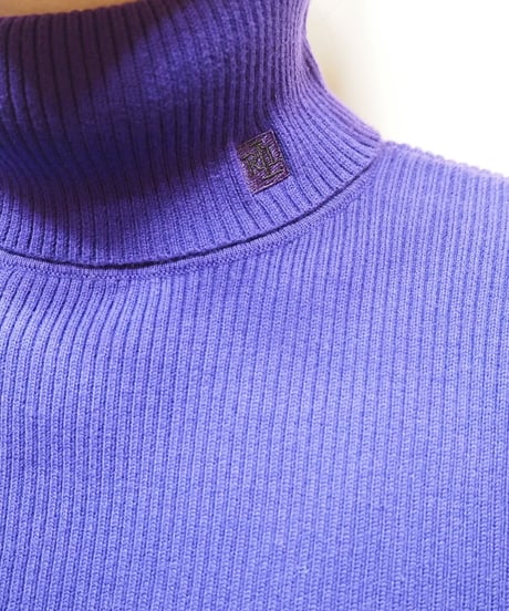 LAUREN Tricolor Rib Knit BKPUR