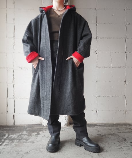 forecastar Bicolor Heringborne Hooded Coat GRRE