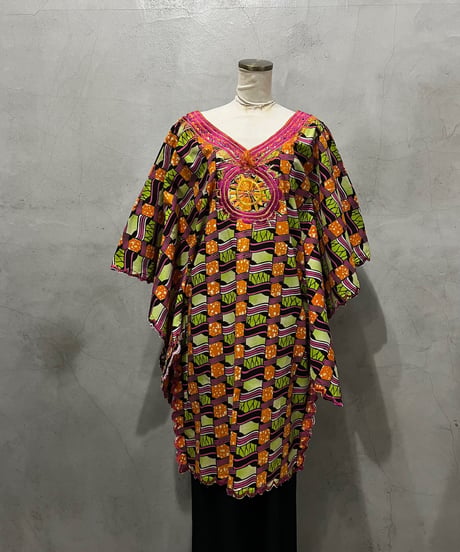 Sleeve Design African Batik Dress PIORLGN
