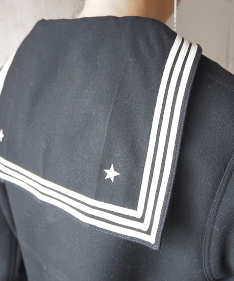 REMAKE 1960-70's USNAVY Short Sailor Shirt NV
