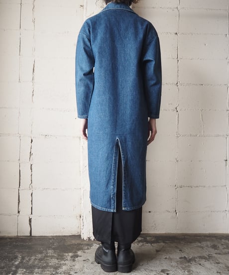 Denim Long Coat BL