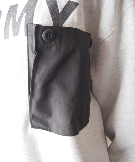 REMAKE ARMY Pocket Sweat GRBK