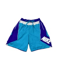 NIKE Tricolor Nylon Shorts LBL PUR WH