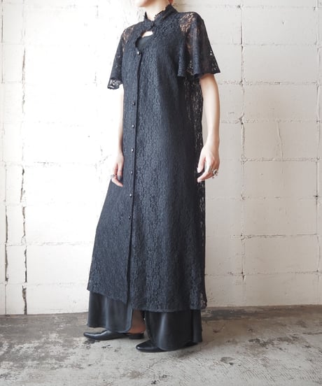 Peekaboo Lace Dress BK