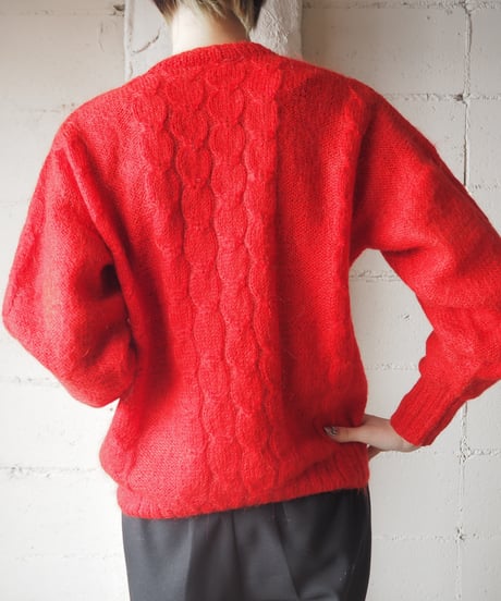 Cable Mohair Knit RE
