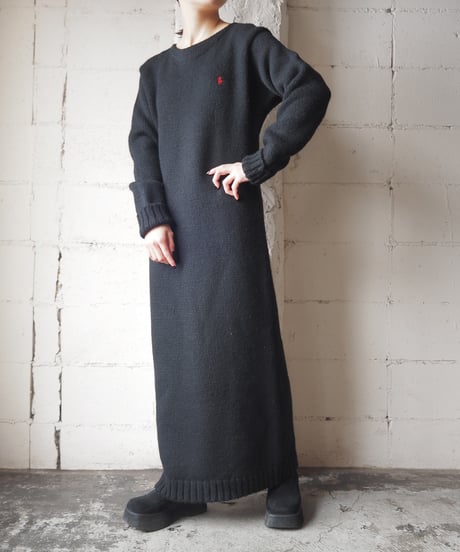 Ralph Lauren Crew Neck Knit Dress BK