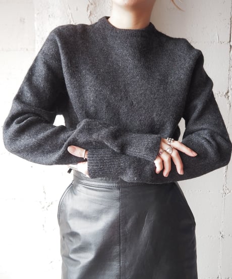 Plane Crew Neck Knit DGR