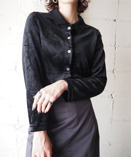 SONIA RYKIEL Velor Shirt BK