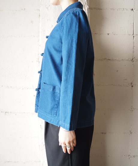 SAG HARBOR Indigo Chinese Shirt Jacket BL