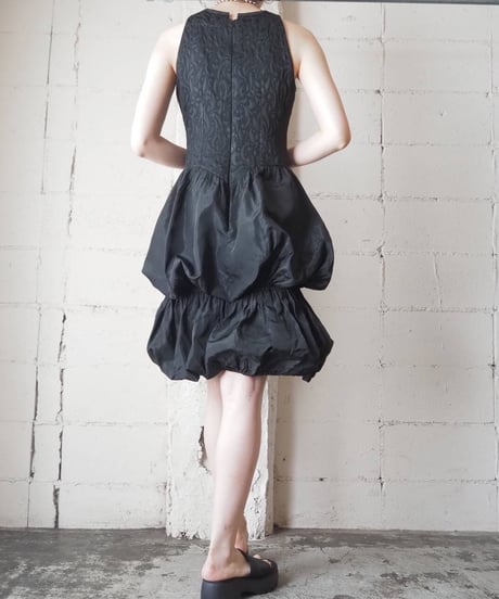 Embroidery Ballon Design Dress BK