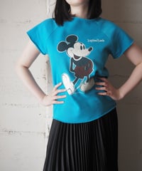 Cutoff Sleeve Mickey Sweat BL