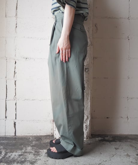 DRIES VAN NOTEN Two Tuck Wide Slacks Pants KA