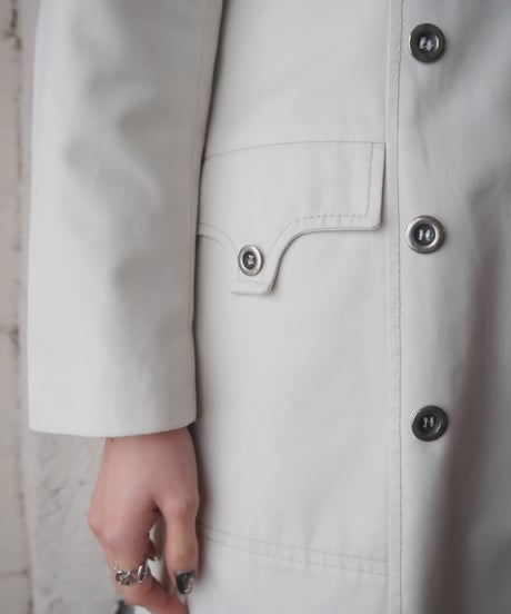 1960~70's Square Collar Double Breasted Coat IV