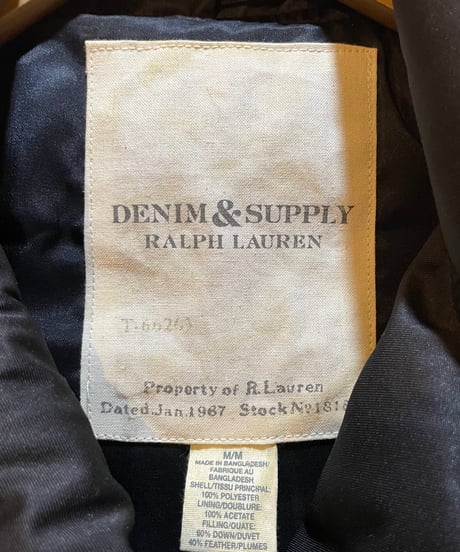 RALPH LAUREN Riders Design Down Vest BK