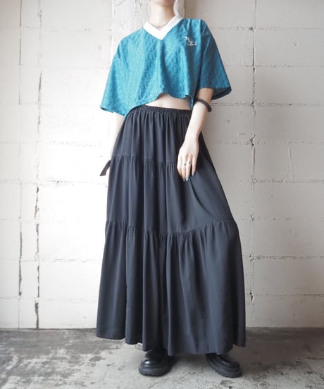 Remake Cropped Sports Shirt BLGN