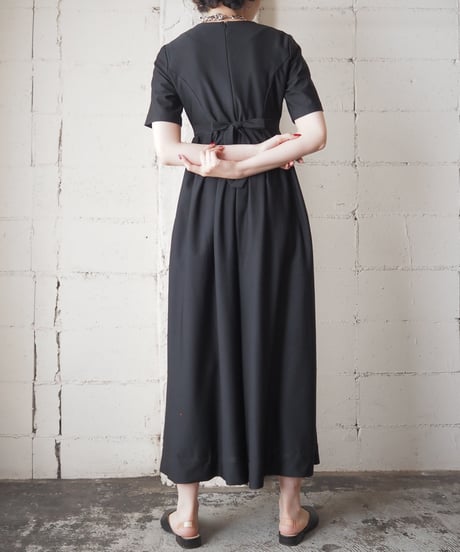 1970's USA Wide Pants JumpSuit BK