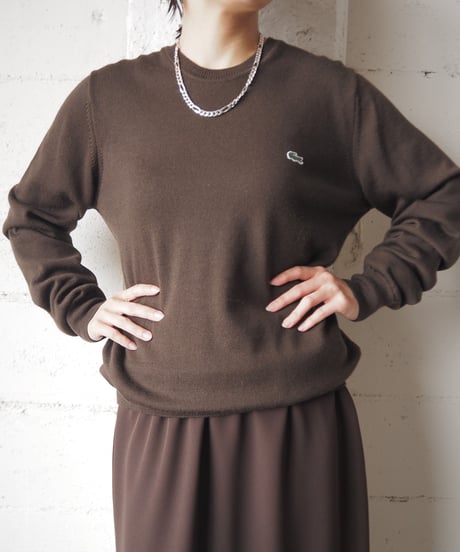 LACOSTE Crew Neck Sweater DBR