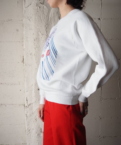 1980's Face Print Sweat WH