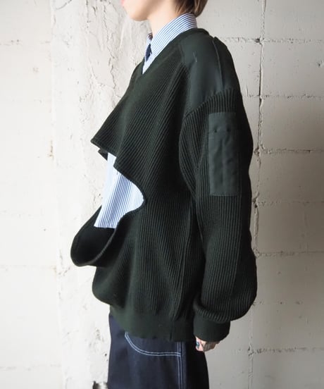 Remake Cutout Big Command Knit KA