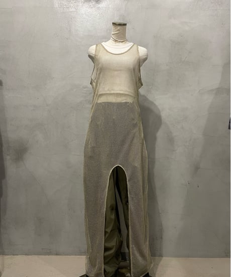 Lame Mix Mesh N/S Dress GD
