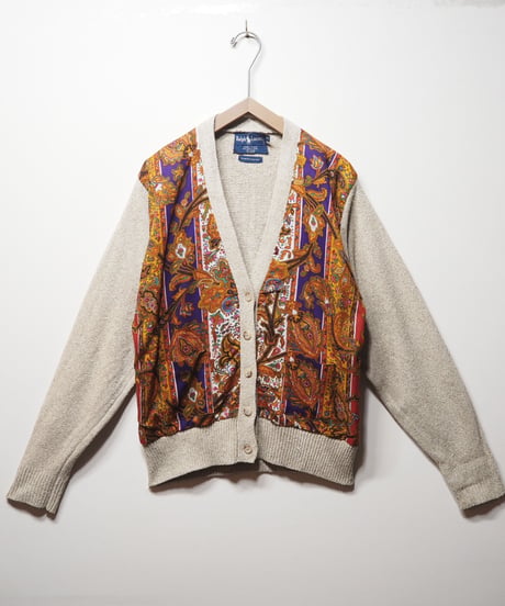 Ralph Lauren Paisley Silk Cardigan BE