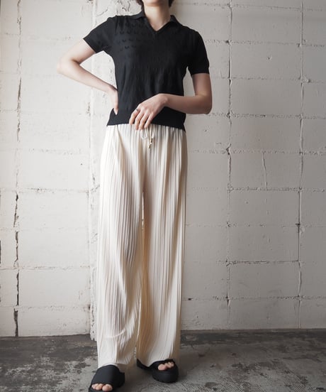 Pleated Wide Easy Pants IV