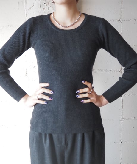 KENZO Crew Neck Rib Knit DGR
