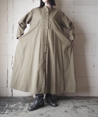 Mao Collar Wide Long Dress KA