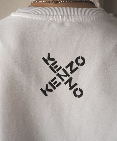 REMAKE KENZO Logo Long Sleeve Tee WH