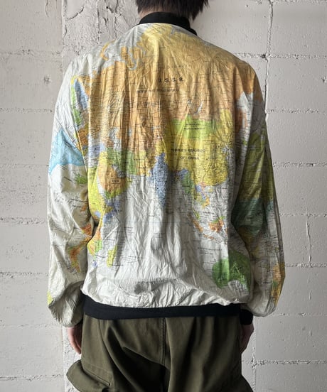 World Map Pattern Jacket WHBK