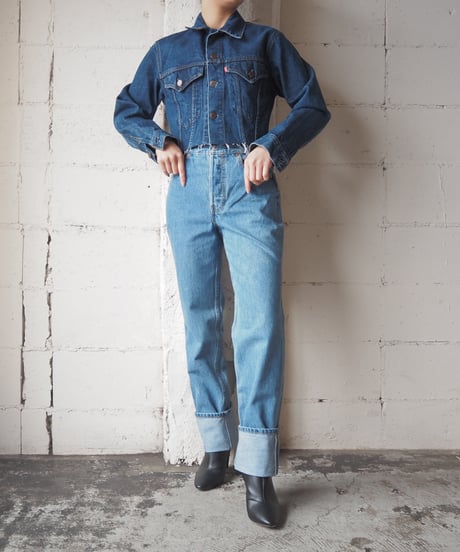 Remake Levi's Cutoff Denim Jacket BL