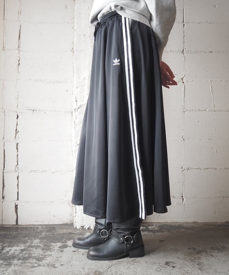 adidas Track Pants Style Flared Skirt BK