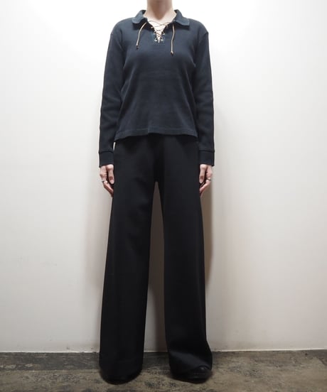 Flared Easy Pants BK