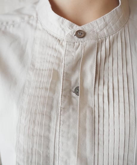 Band Collar Cotton Shirts IV