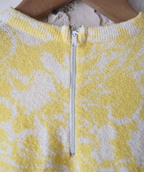 1960~70's Sleeveless Pattern Knit YE