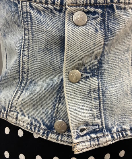 Calvin Klein Jeans Denim Corset Vest LBL