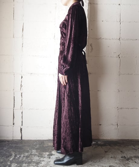 Velor Shirt Long  Dress BR